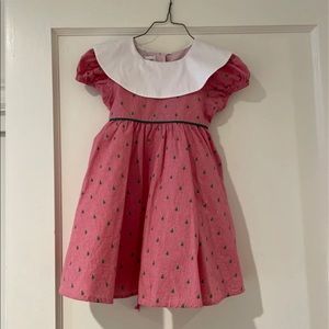 Girls festive Christmas tree dress